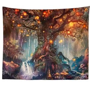 ♥️ TREE WALL HANGING BACKDROP ART DECORATION Lion King animation Whimsical